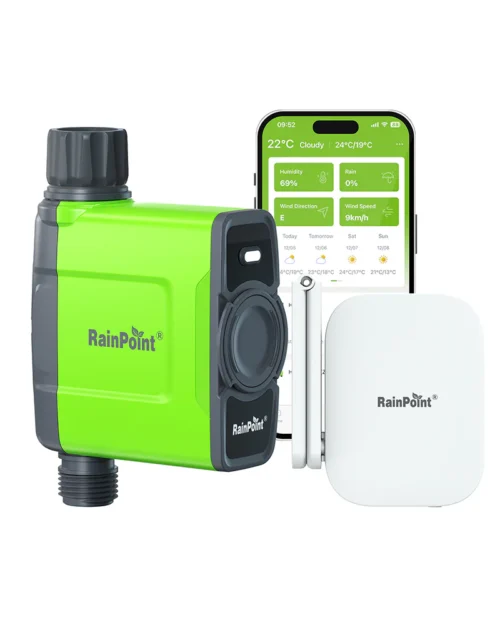 RainPoint WiFi 1‑Zone Irrigation Controller with Gateway