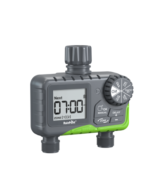 RainPoint Digital 2-Zone Hose Water Sprinkler Timer
